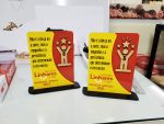 Troféu em MDF